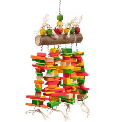 Jumbo Bamboo XL – velká bambusová hračka pro velké papoušky, cca 45 × 20 × 80 cm od ParrotPlanet.cz