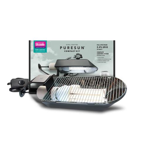 Arcadia Puresun Compact 20W – Osvětlovací sada – lampa s žárovkou pro papoušky od ParrotPlanet.cz