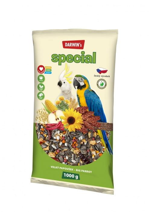 Nutrin Darwin's Big Parrot – krmivo pro velké papoušky 1 kg od ParrotPlanet.cz