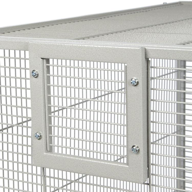 Klece pro papoušky Dvojitá Montana Sydney II XXL světlá - dvoukomorová od ParrotPlanet.cz