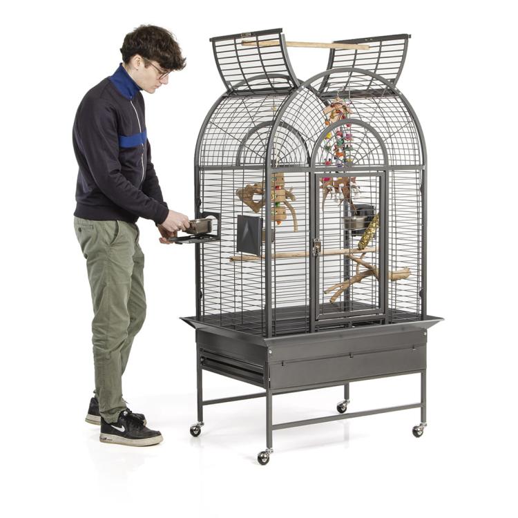 Klece pro papoušky Montana New Jersey tmavá od ParrotPlanet.cz