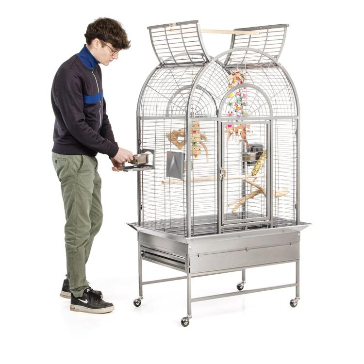 Klece pro papoušky Montana New Jersey světlá od ParrotPlanet.cz