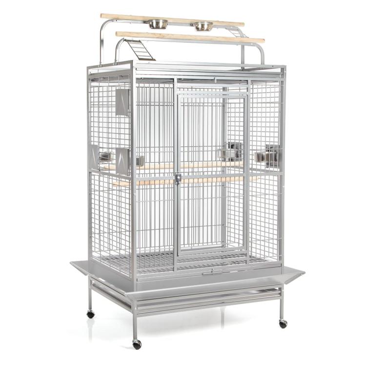 Klece pro papoušky Montana Castell Nova Play světlá od ParrotPlanet.cz