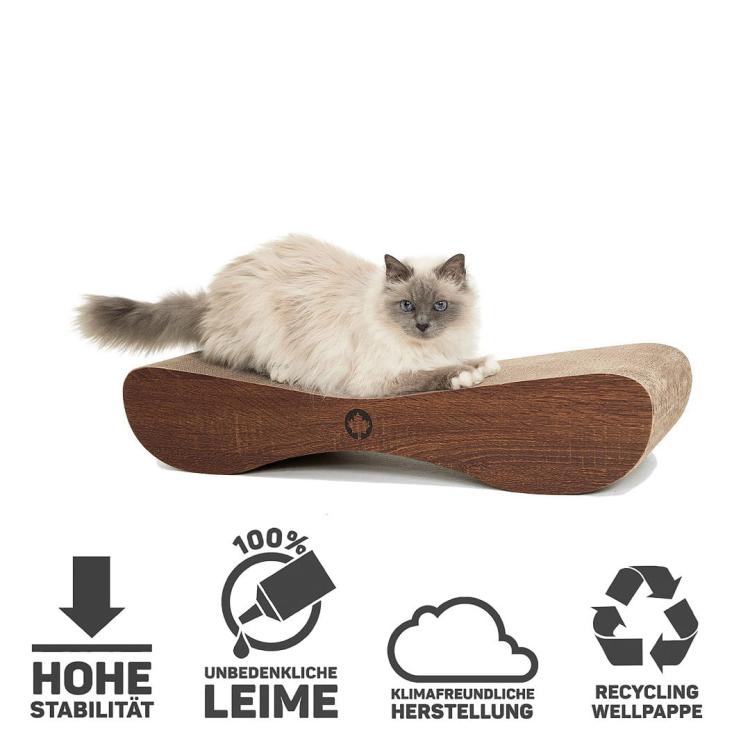 Satellite 2.0. | Škrabadlo pro kočky | Canadian Cat | tmavý ořech od ParrotPlanet.cz