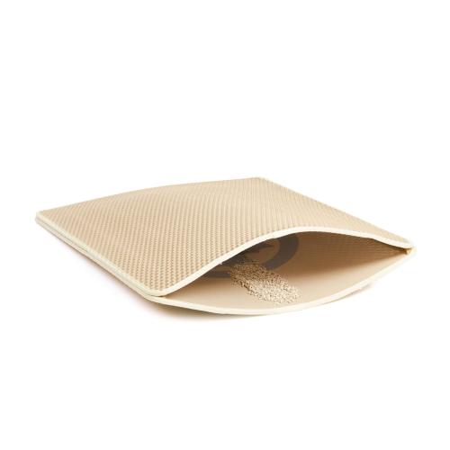 Magická dvouvrstvá podložka pod kočičí záchod | Canadian Cat | béžová od ParrotPlanet.cz