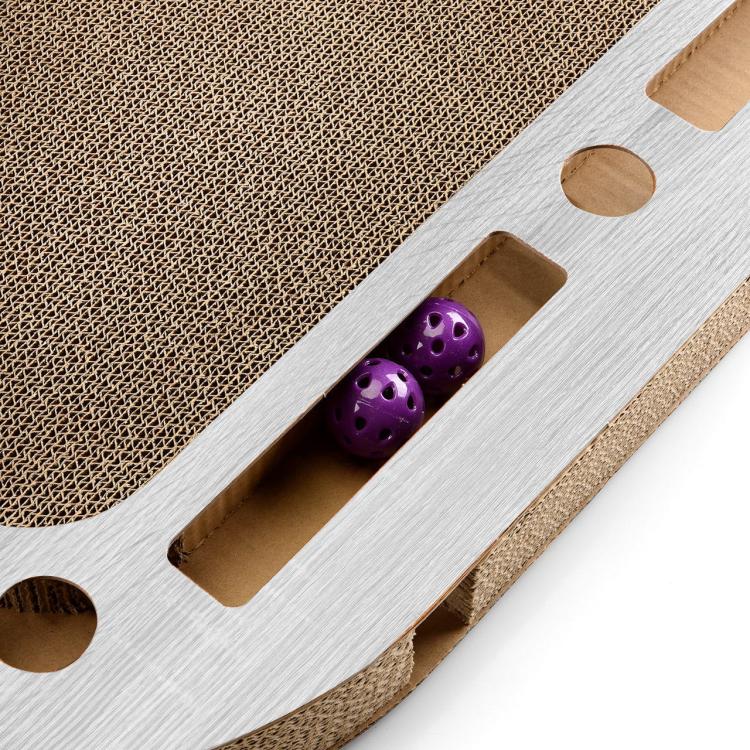 PlayPlate | Hřiště pro kočky se škrabadlem | Canadian Cat | světle šedá od ParrotPlanet.cz