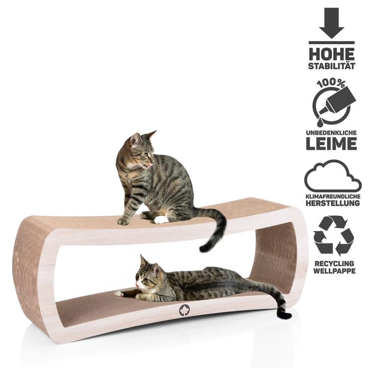 JUMBO Galaxy XXL | Škrabadlo pro KOČKY | Canadian Cat | přírodní dřevo od ParrotPlanet.cz
