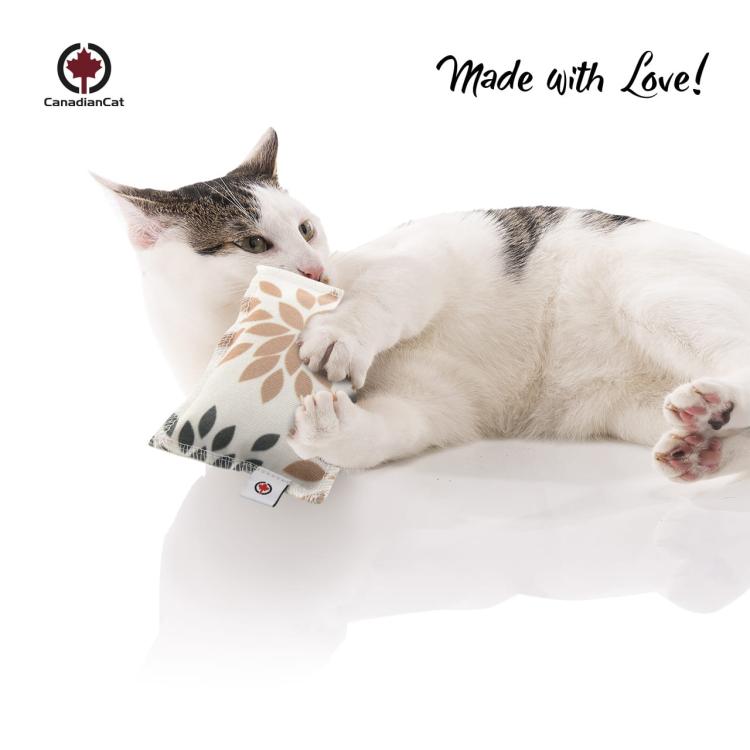 Mini polštářek pro kočky | Canadian Cat | Květina | Šanta kočičí 5 g od ParrotPlanet.cz