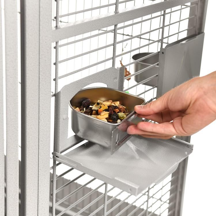 Klece pro papoušky Montana Denver rohová světlá pro velké papoušky od ParrotPlanet.cz