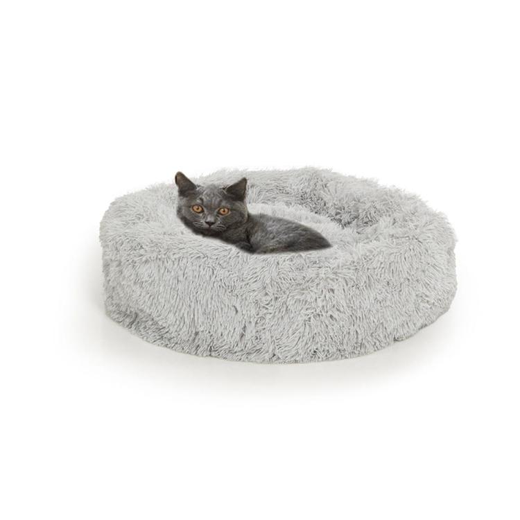 Sarnia - S- Plush Legowisko- postel pro kočky a psy od Canadian Cat - světle šedá od ParrotPlanet.cz