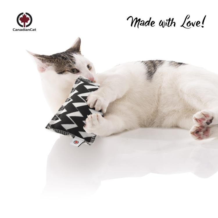 Polštářek pro kočky | Canadian Cat | ZIG-ZAG | kočičí máta 5 g od ParrotPlanet.cz