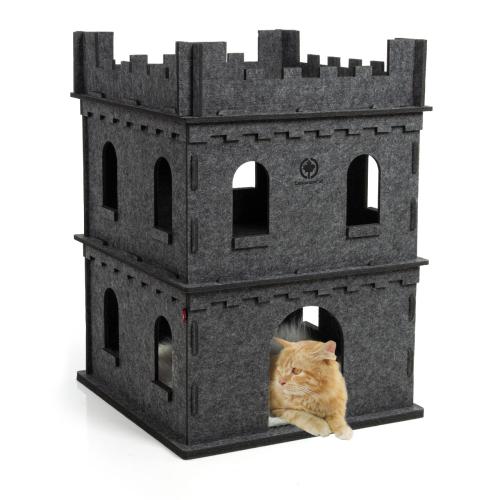 Felty Fort | Kočičí hrad | Canadian Cat | 2 patra | s polštářem od ParrotPlanet.cz