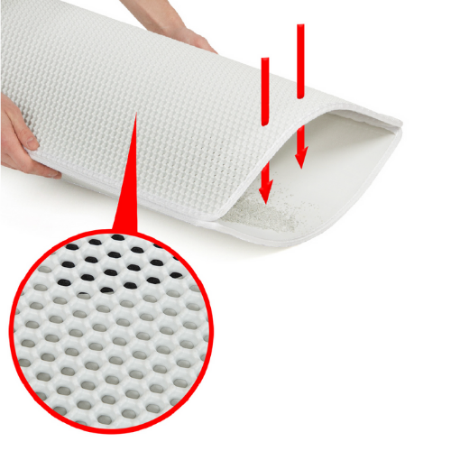 Magická dvouvrstvá podložka pod kočičí záchod | Canadian Cat | Nový design 2021| bílá od ParrotPlanet.cz