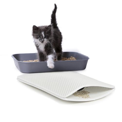 Magická dvouvrstvá podložka |CanadianCat Company | Nový design 2021| bílá | malá od ParrotPlanet.cz