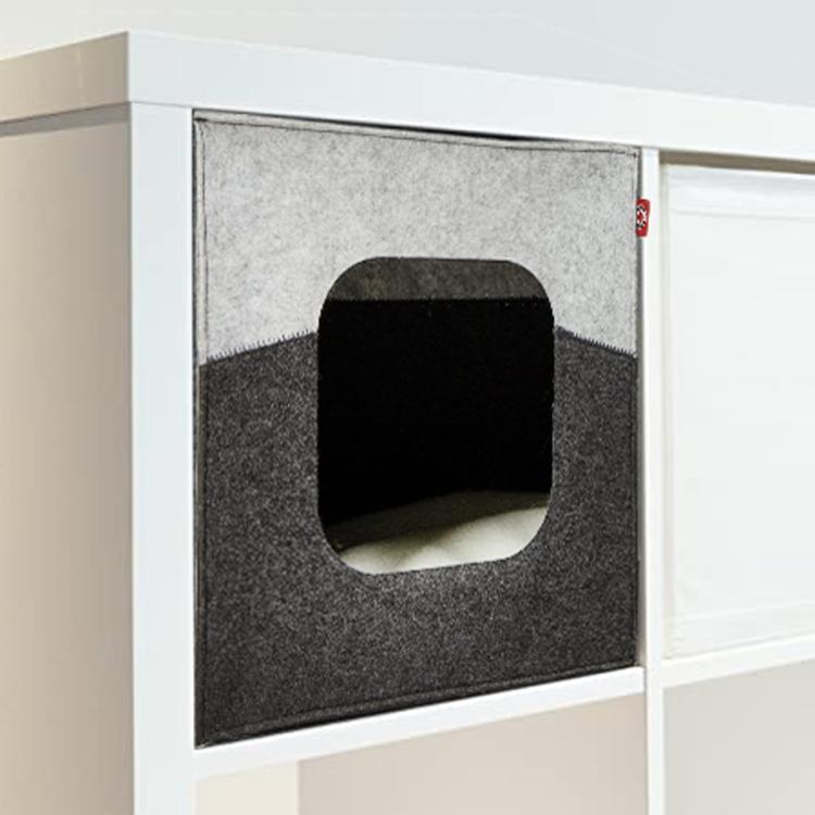 Kočičí kostka | pelíšek pro kočky | Canadian Cat | kompatibilní s nábytkem IKEA | šedá od ParrotPlanet.cz