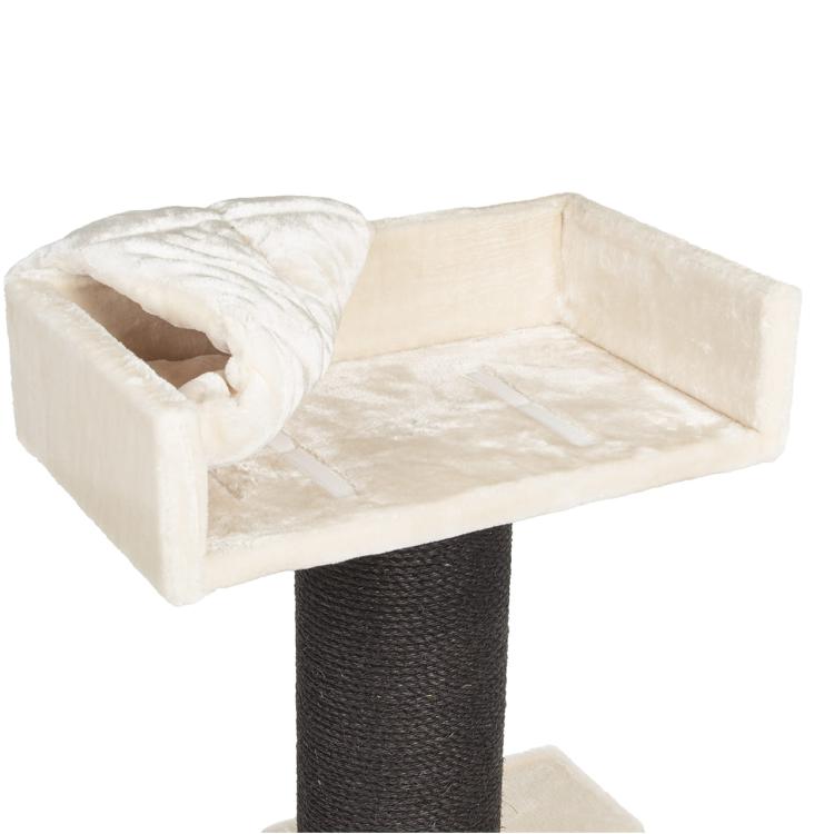 Cavella | Škrabadlo Lehátko Pelíšek pro KOČKU | Canadian Cat | 60 x 36 x 106 cm | béžová od ParrotPlanet.cz