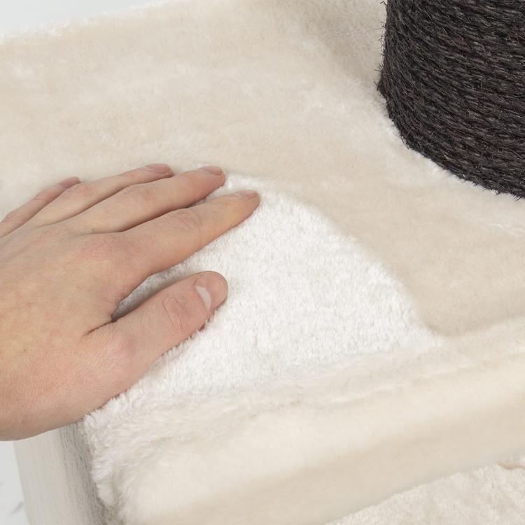 Cavella | Škrabadlo Lehátko Pelíšek pro KOČKU | Canadian Cat | 60 x 36 x 106 cm | béžová od ParrotPlanet.cz