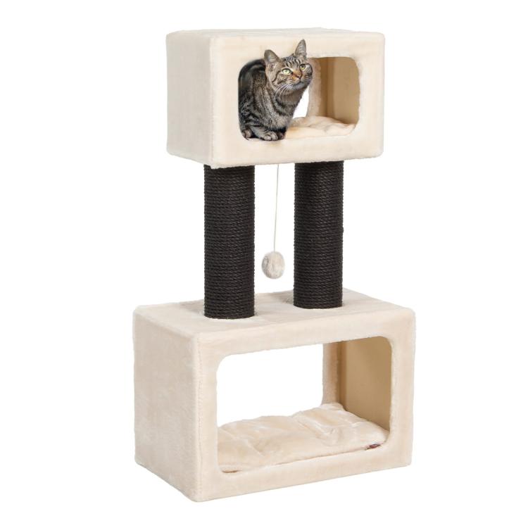 Columbia | Škrabadlo, lehátko, hřiště pro kočky | Canadian Cat | 60 x 36 x 110 cm | béžová od ParrotPlanet.cz