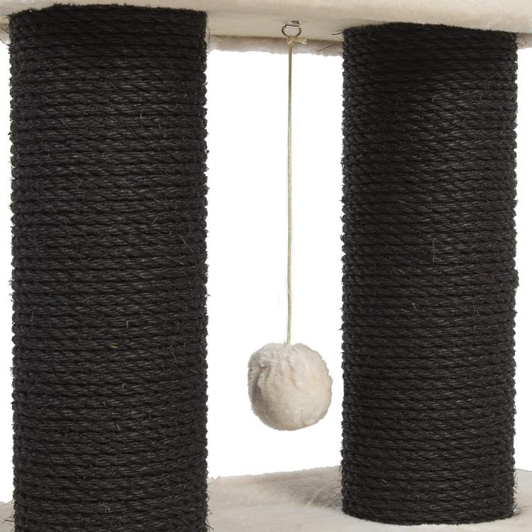 Columbia | Škrabadlo, lehátko, hřiště pro kočky | Canadian Cat | 60 x 36 x 110 cm | béžová od ParrotPlanet.cz