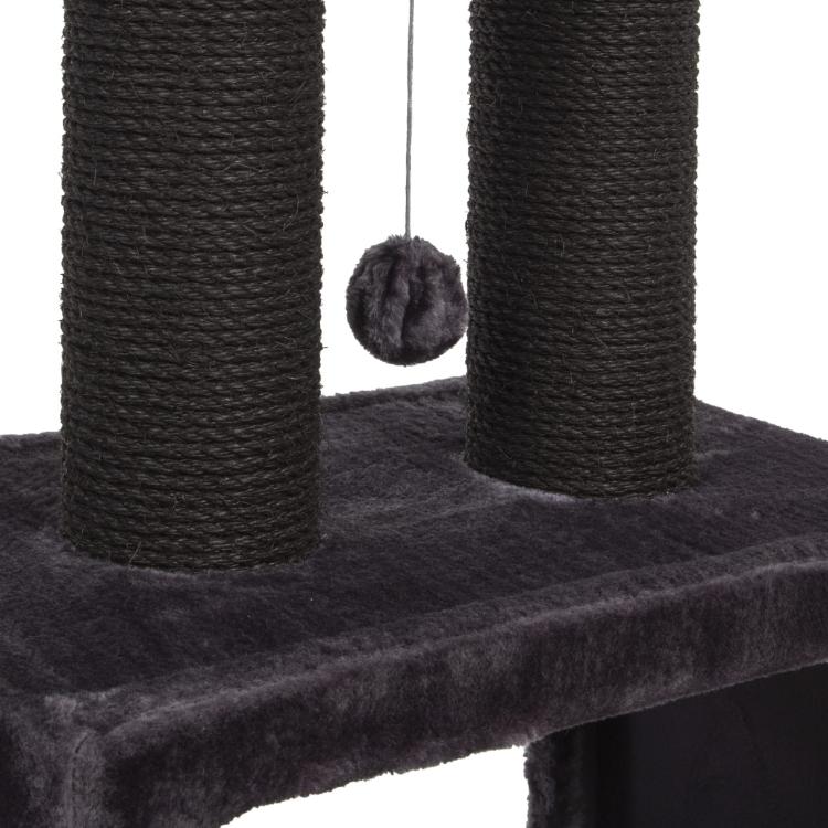 Columbia | Škrabadlo, lehátko, hřiště pro kočky | Canadian Cat | 60 x 36 x 110 cm | antracitová od ParrotPlanet.cz