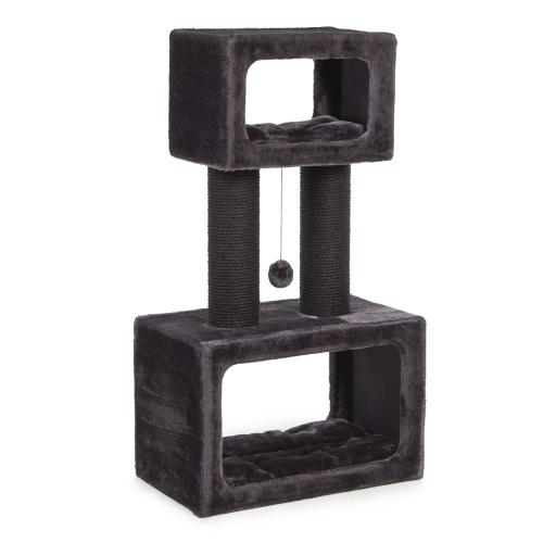 Columbia | Škrabadlo, lehátko, hřiště pro kočky | Canadian Cat | 60 x 36 x 110 cm | antracitová od ParrotPlanet.cz