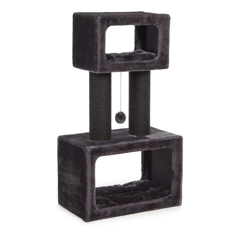 Columbia | Škrabadlo, lehátko, hřiště pro kočky | Canadian Cat | 60 x 36 x 110 cm | antracitová od ParrotPlanet.cz