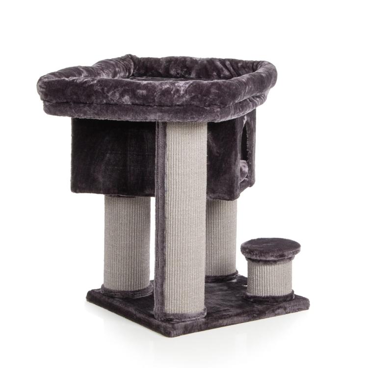 CALGARY | Škrabadlo, lehátko, hřiště pro kočky | Canadian Cat | 96 x 60 x 96 cm | antracitová od ParrotPlanet.cz