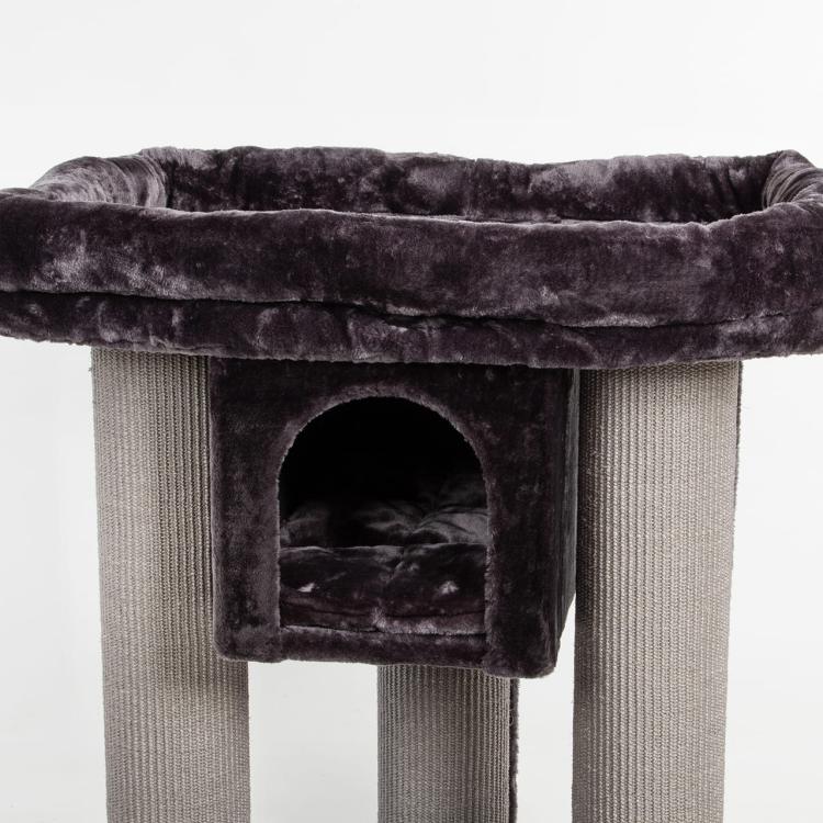 CALGARY | Škrabadlo, lehátko, hřiště pro kočky | Canadian Cat | 96 x 60 x 96 cm | antracitová od ParrotPlanet.cz