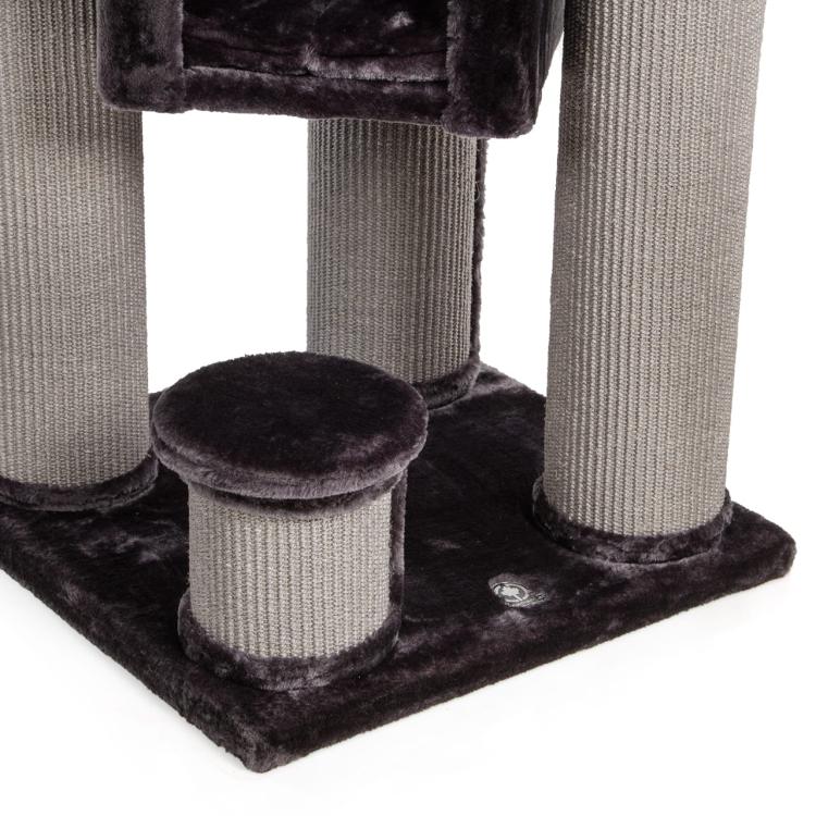 CALGARY | Škrabadlo, lehátko, hřiště pro kočky | Canadian Cat | 96 x 60 x 96 cm | antracitová od ParrotPlanet.cz