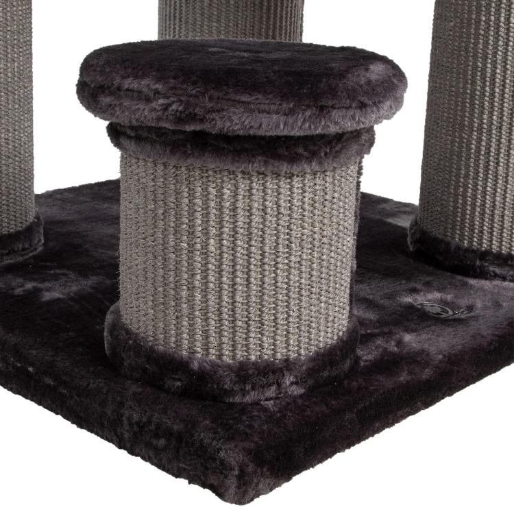 CALGARY | Škrabadlo, lehátko, hřiště pro kočky | Canadian Cat | 96 x 60 x 96 cm | antracitová od ParrotPlanet.cz