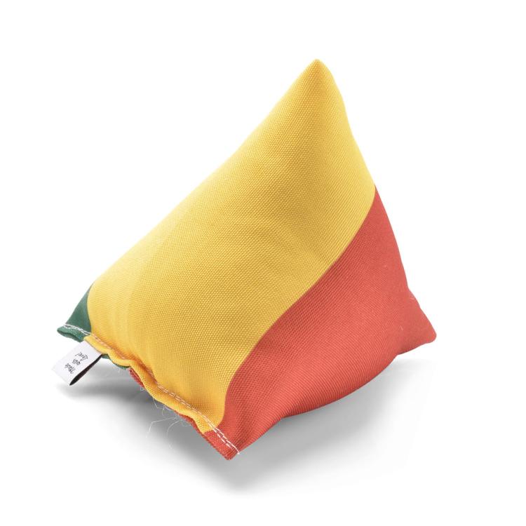Polštářek PIRAMIDKA XL pro mazlení kočky | Canadian Cat | Reggae 3-color | catnip 11g od ParrotPlanet.cz