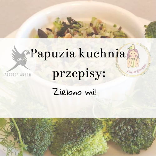 PAPUZIA Kuchyně ParrotPlanet- ZIELONO MI - Autorský recept Adzioszki z Parrot Disaster od ParrotPlanet.cz