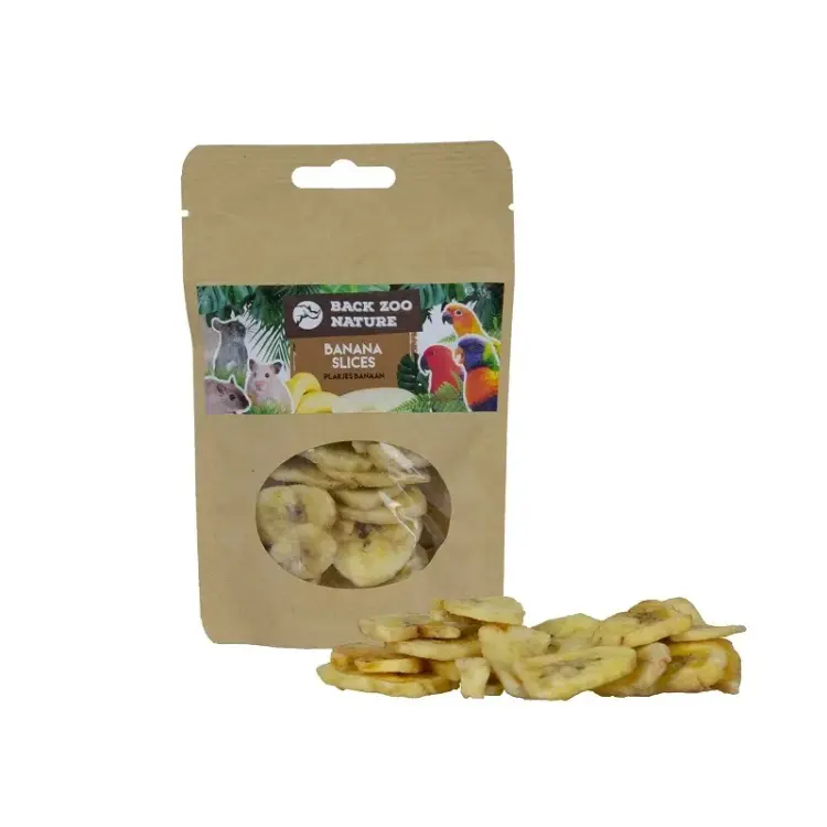 Back Zoo Nature - Sušené kousky banánů pro papoušky 150 g od ParrotPlanet.cz