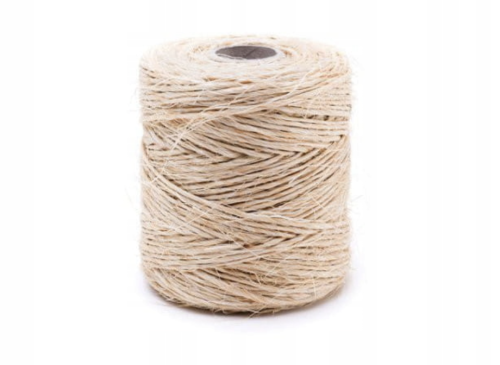 Přírodní sisalová šňůra 40 m – náhradní díly pro hračky pro papoušky DIY od ParrotPlanet.cz
