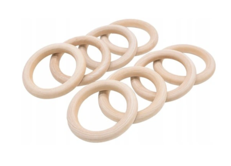 Dřevěné kolečko L – hračka pro papoušky nebo náhradní díly pro kutily – 10 ks od ParrotPlanet.cz