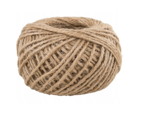 Přírodní sisalové lanko 20 m – náhradní díly pro hračky pro papoušky DIY od ParrotPlanet.cz