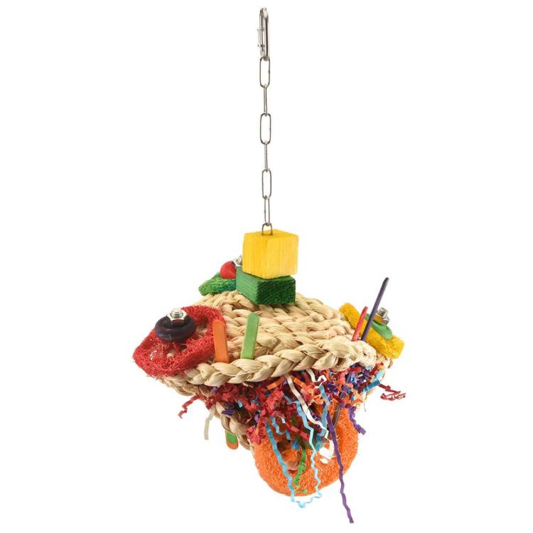 Happy Frog - hračka pro střední a velké papoušky od parrotPlanet.cz