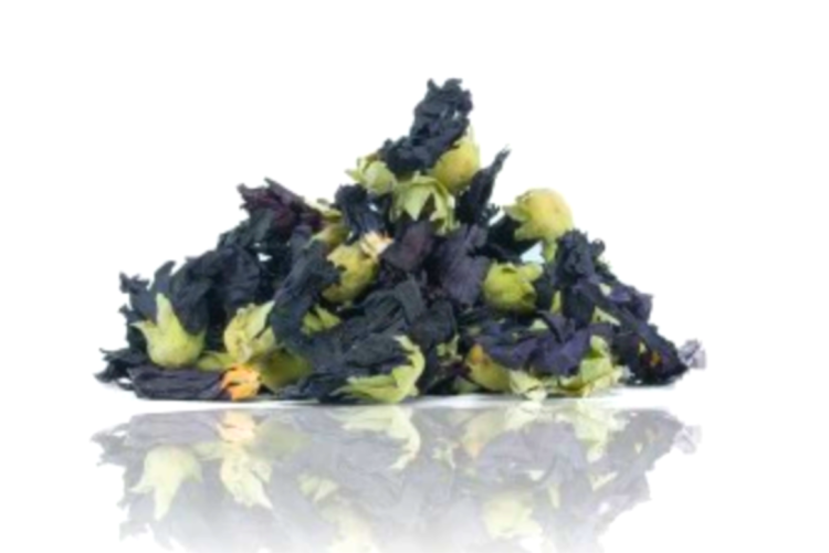 Listy černé malvy – černá malva pro všechny papoušky 45 g  od ParrotPlanet.cz