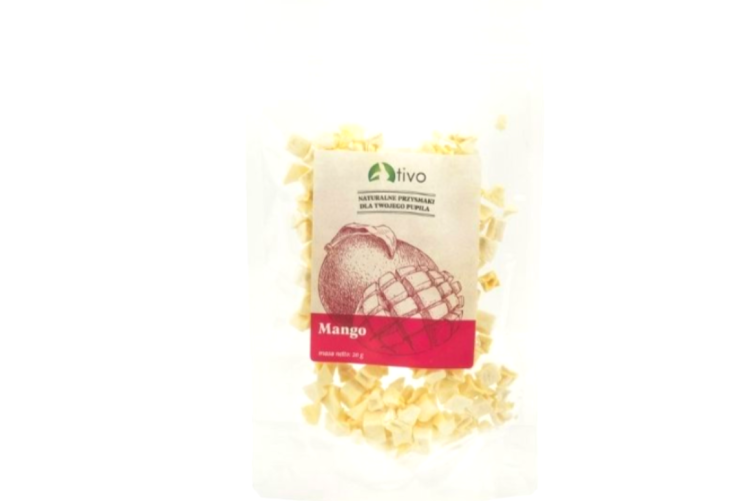 Křupavé Mango – celé lyofilizované ovoce 20 g od ParrotPlanet.cz