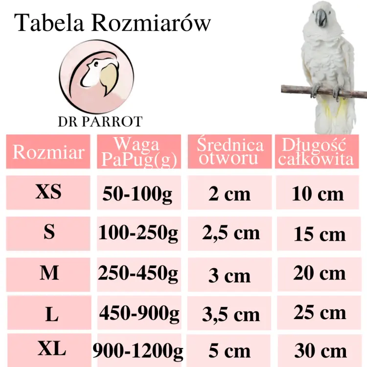 Obojky proti okusování pro papoušky velikost S od ParrotPlanet.cz