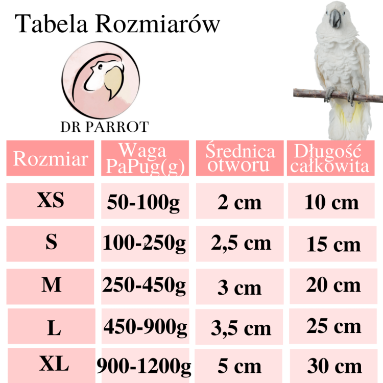 Protiskřípací límec pro papoušky velikost XL od ParrotPlanet.cz