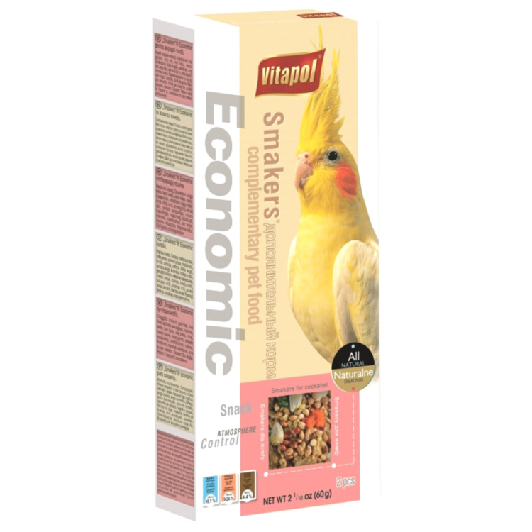 Vitapol - Smakers ECONOMIC pro NIMF 2 ks 90 g od ParrotPlanet.cz