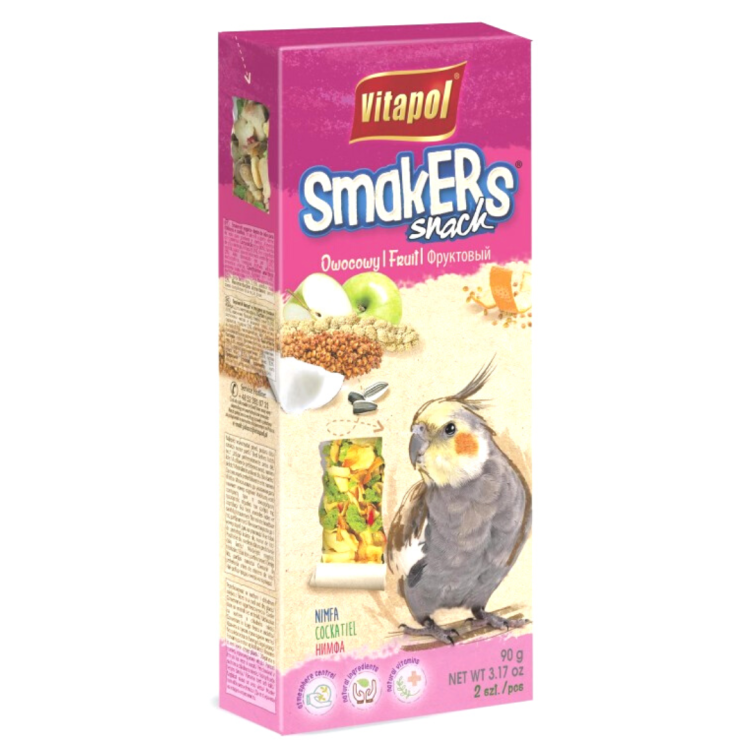 Vitapol – Smakers ovocný pro papoušky 2 ks 90 g od ParrotPlanet.cz