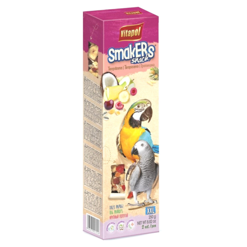 VitaPol- SMAKERS TROPICANA PRO VELKÉ PAPOUŠKY 250 g od ParrotPlanet.cz