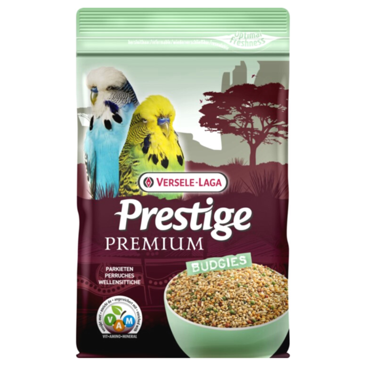 Versele Laga Budgies Premium 2,5 kg krmivo pro vlnkované papoušky od ParrotPlanet.cz