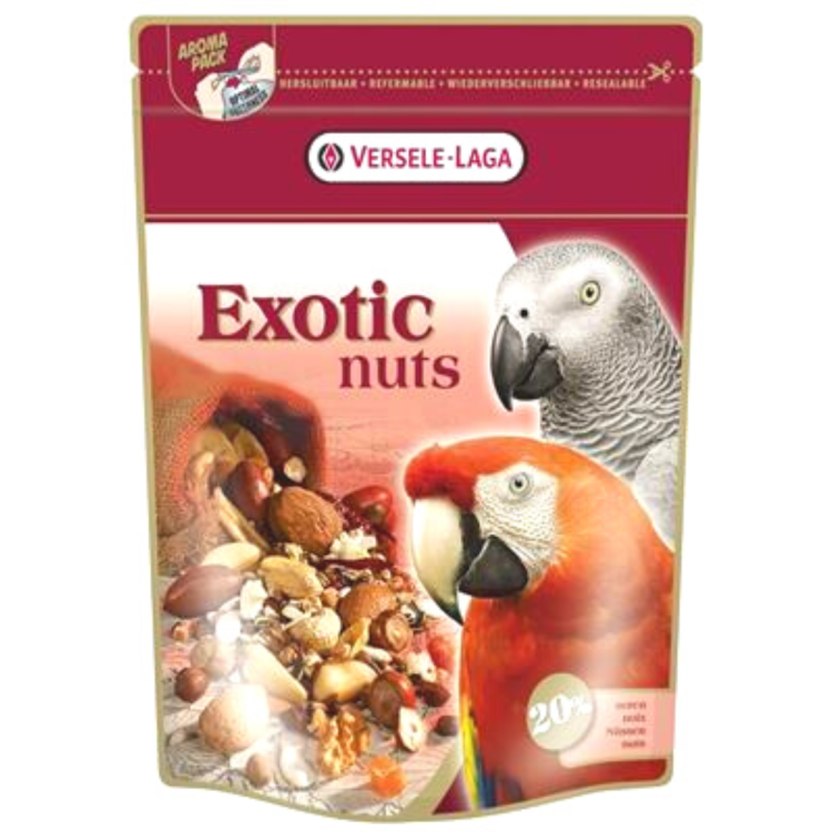 Versele Laga Exotic Nuts 750g - ořechová směs pro velké papoušky od ParrotPlanet.cz
