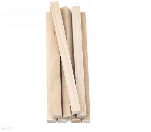 PŘÍRODNÍ tyčinky pro papoušky ČTVERCOVÉ do klece nebo náhradní díly DIY 8 kusů 17 cm od ParrotPlanet.cz