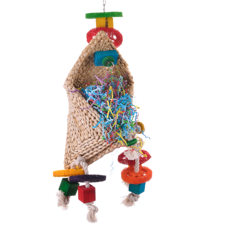 Kouzelný klobouk – hračka pro papoušky od ParrotPlanet.cz