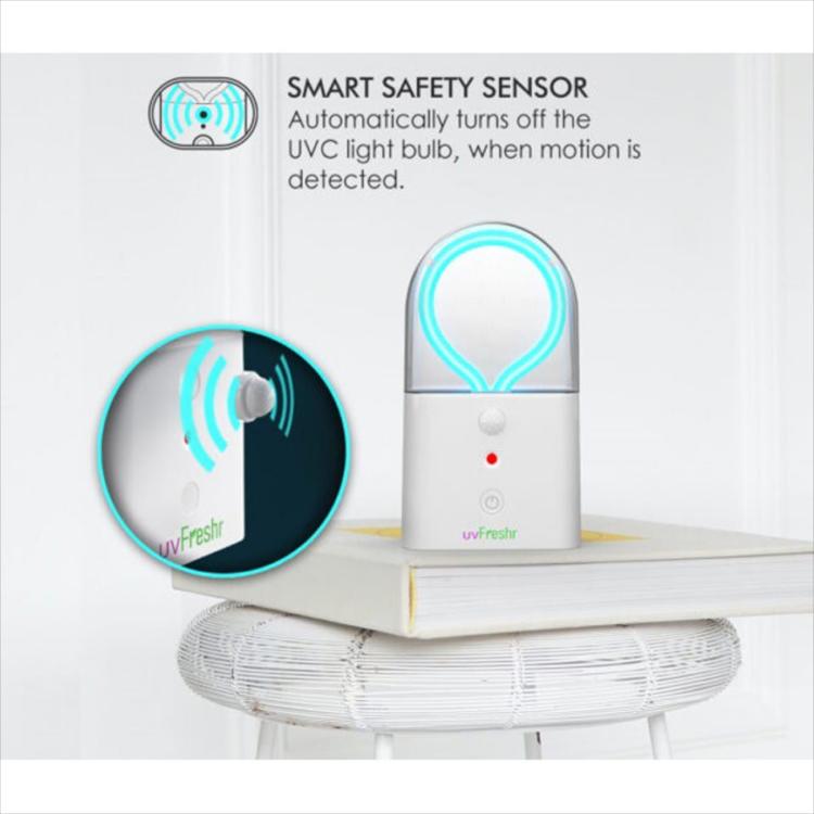 uvFreshr Mini – lampa pro dezinfekci UVC pro použití u papoušků a jiných domácích zvířat od ParrotPlanet.cz