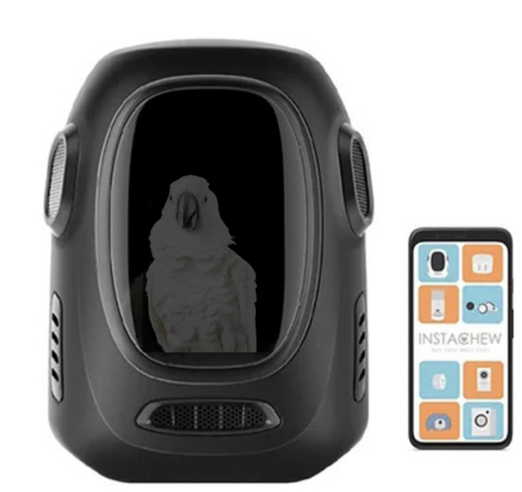 Inteligentní přepravka pro papoušky Instachew Trekpod (s podporou aplikace) od ParrotPlanet.cz